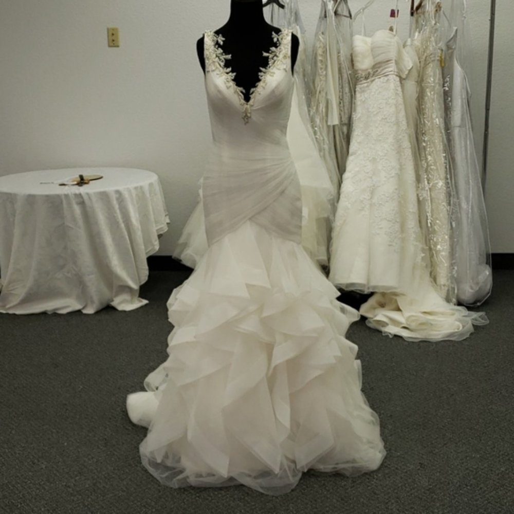 Pronovias "Precious" Wedding Gown, Size 8